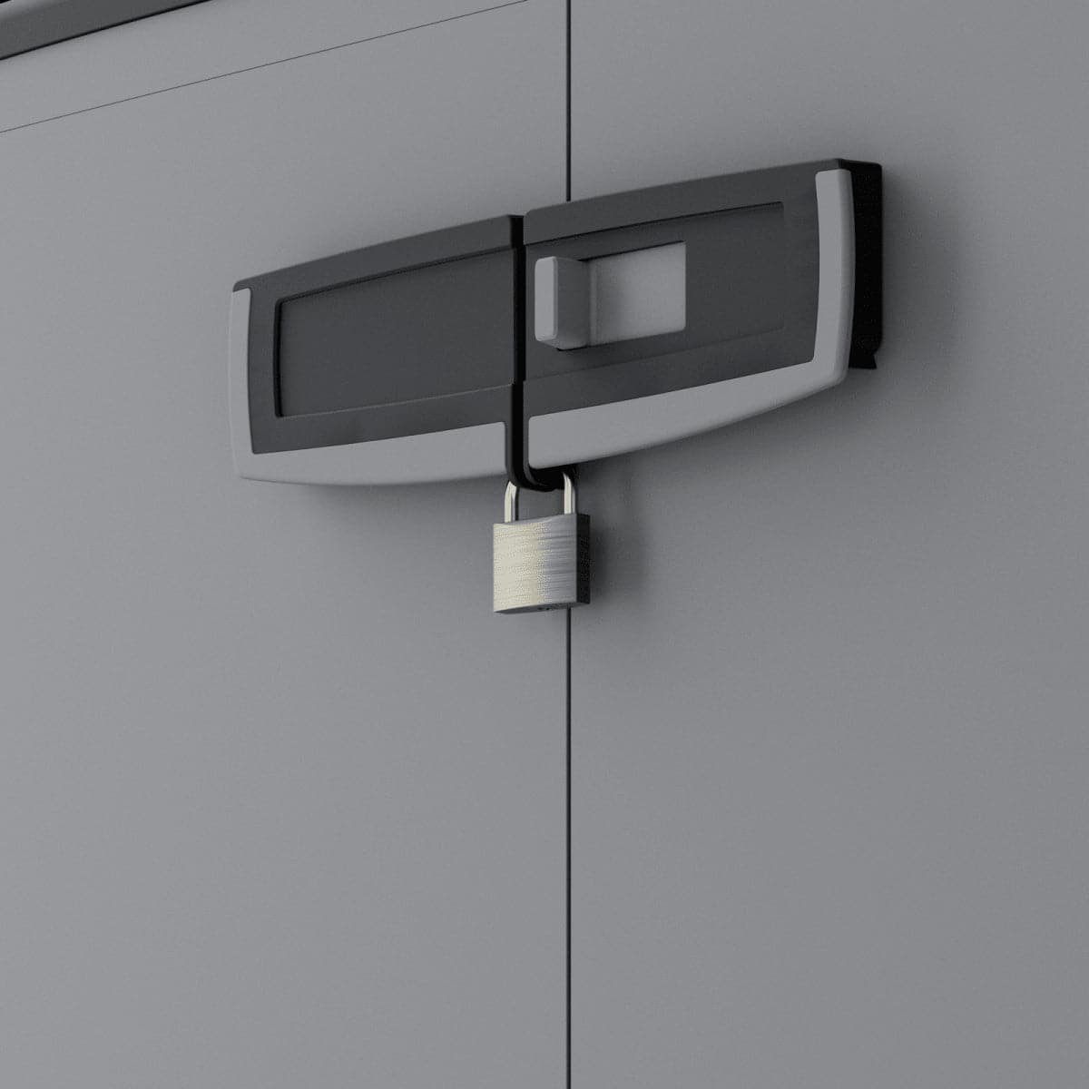 Bricocenter LOW RESIN CABINET XL 93X85X52CM BLACK GREY SPACEO