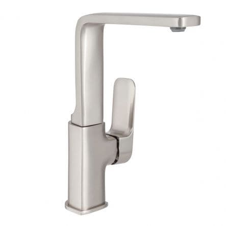REMIX SINK MIXER HIGH SPOUT FOUNTAIN NICKEL BRUSHED STEEL - best price from Maltashopper.com BR430006498