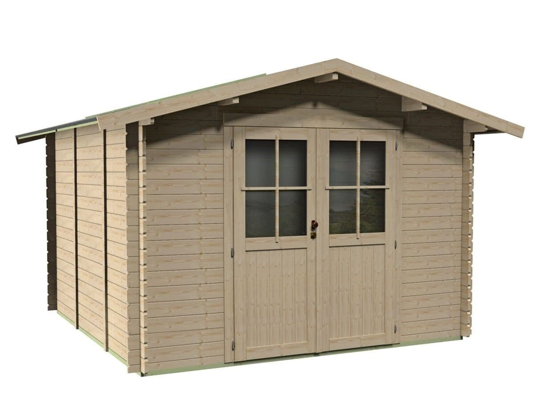 WOODEN PLAYHOUSE MARY THICKNESS 25MM OUTSIDE DIMENSIONS 249X296X219H FLOOR INCLUDED - best price from Maltashopper.com BR500013451