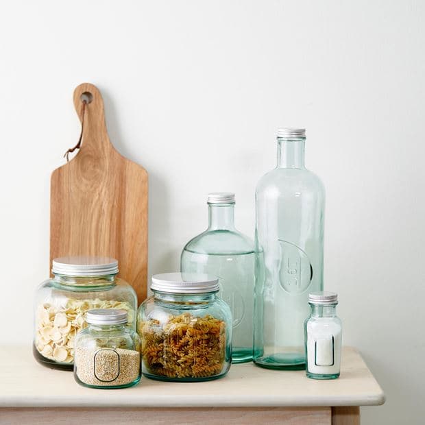 Casa CAPACITY Transparent jar, H 13 cm - Ø 13 cm