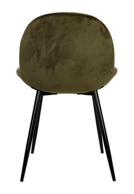 Casa FREYO Olive green chair H 82 x W 50 x D 53 cm