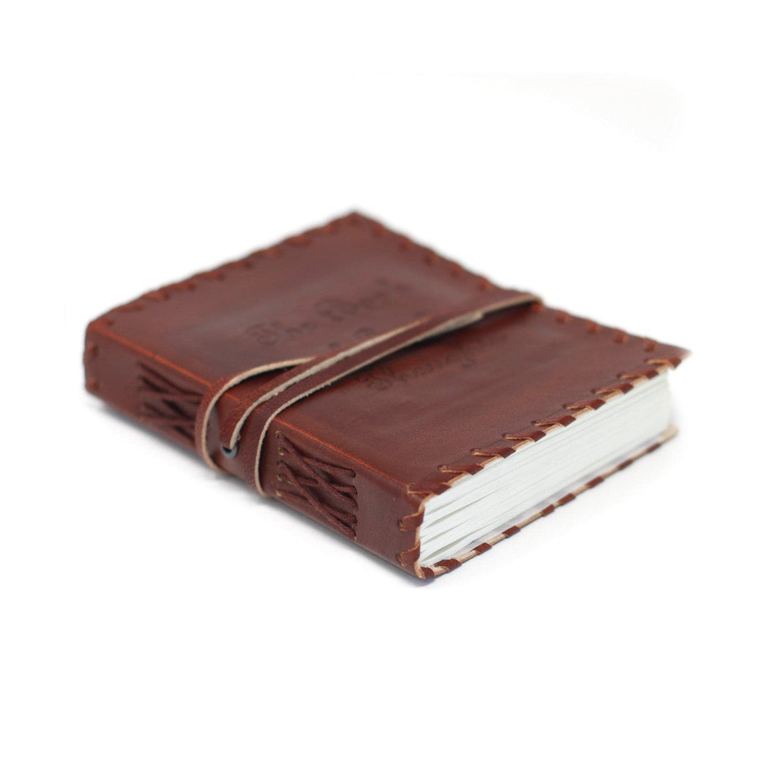 Leather Book of Thoughts with Wrap Notebook (15x10") - best price from Maltashopper.com LBN-07