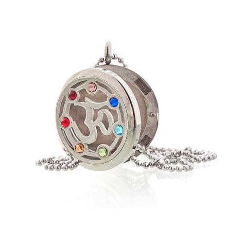 Aromatherapy Jewellery Necklace - OM Chakra - 30mm - best price from Maltashopper.com AROMAJ-19