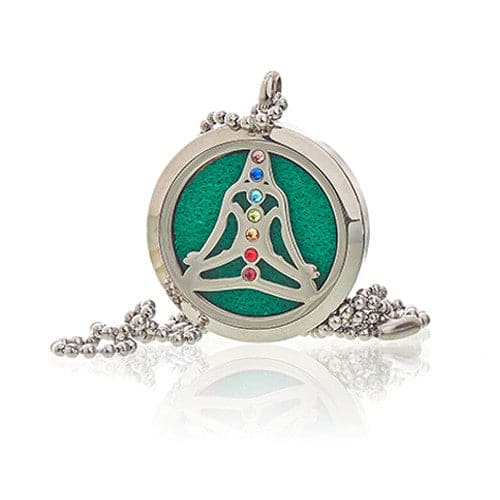Aromatherapy Jewellery Necklace - Yoga Chakra - 30mm - best price from Maltashopper.com AROMAJ-17