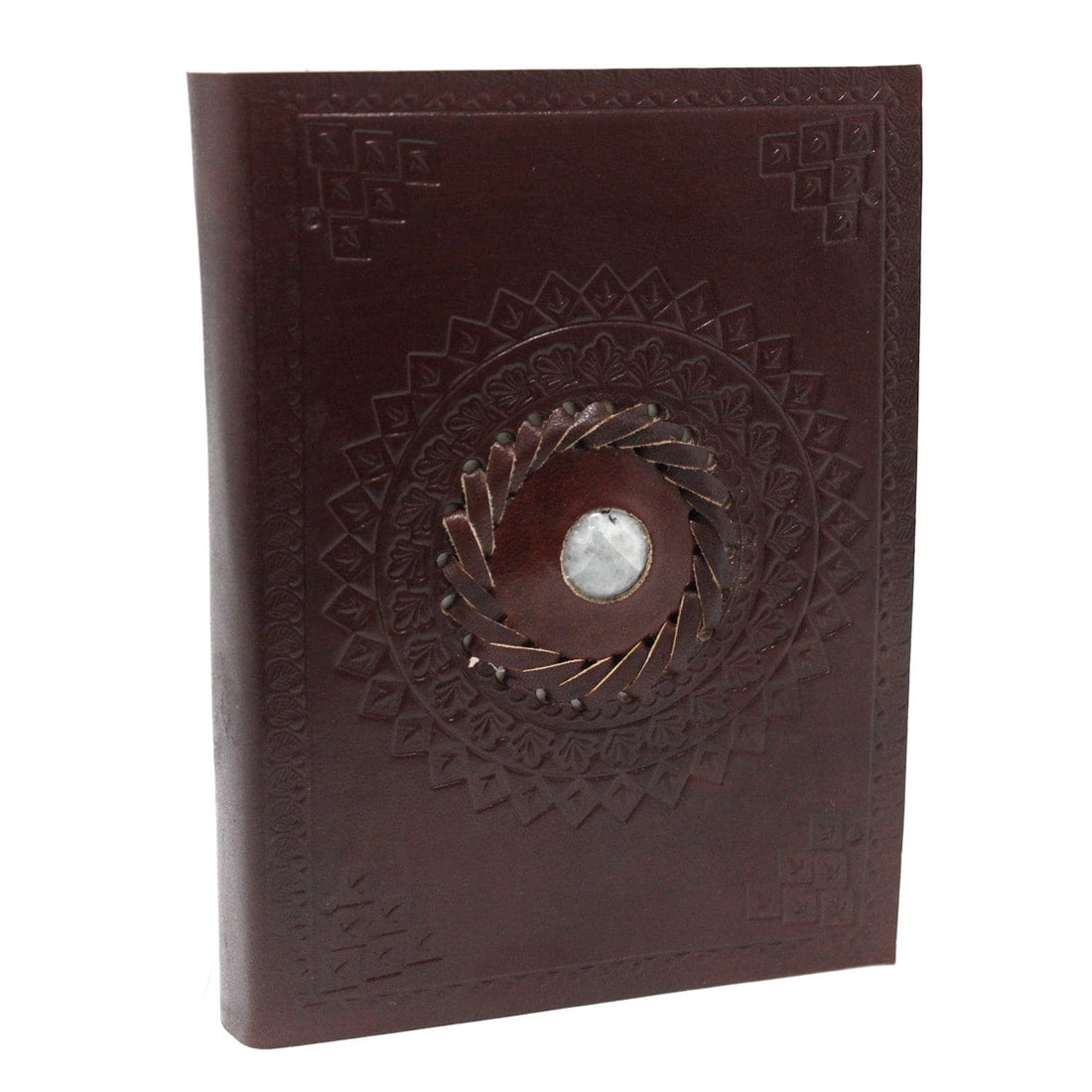 Leather Moonstone Notebook 17x12 cm - best price from Maltashopper.com LBN-12