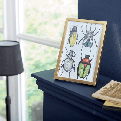Bricocenter LILA 18X24 CM PVC GOLD FRAME