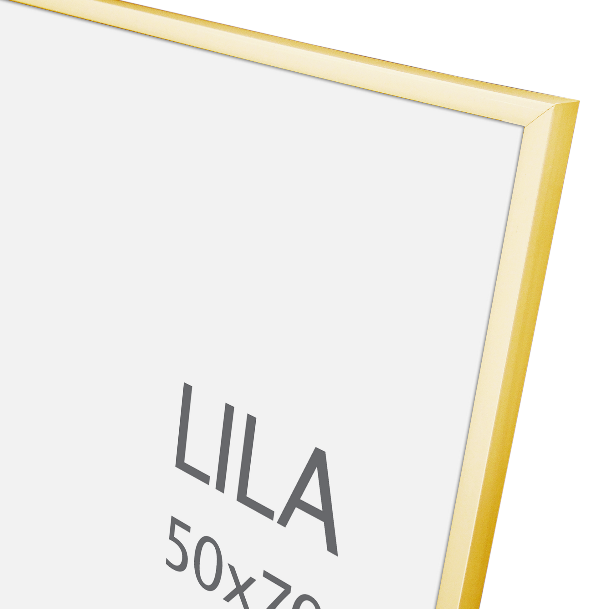LILA 50X70 CM PVC GOLD FRAME