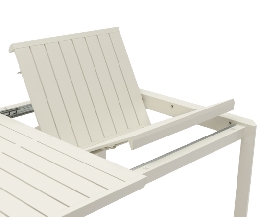 Bricocenter IDAHO ALUMINIUM EXTENSION TABLE 180/240X100 BEIGE