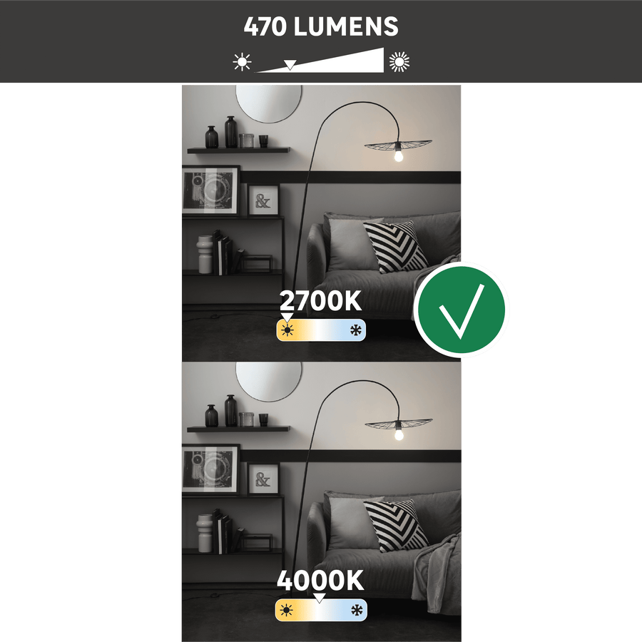 3 LED BULBS E27=40W SPHERE SMARIGLIATA WARM LIGHT