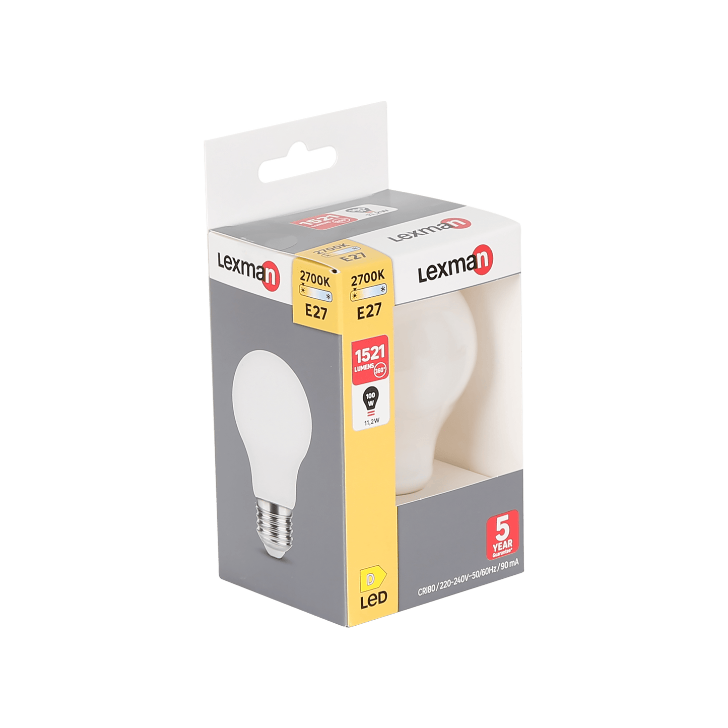 Bricocenter LED BULB E27=100W DROP FROSTED WARM LIGHT