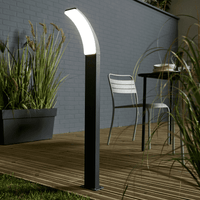 LAKKO - lamp aluminium grey 96x22x12cm LED 11W natural light IP44