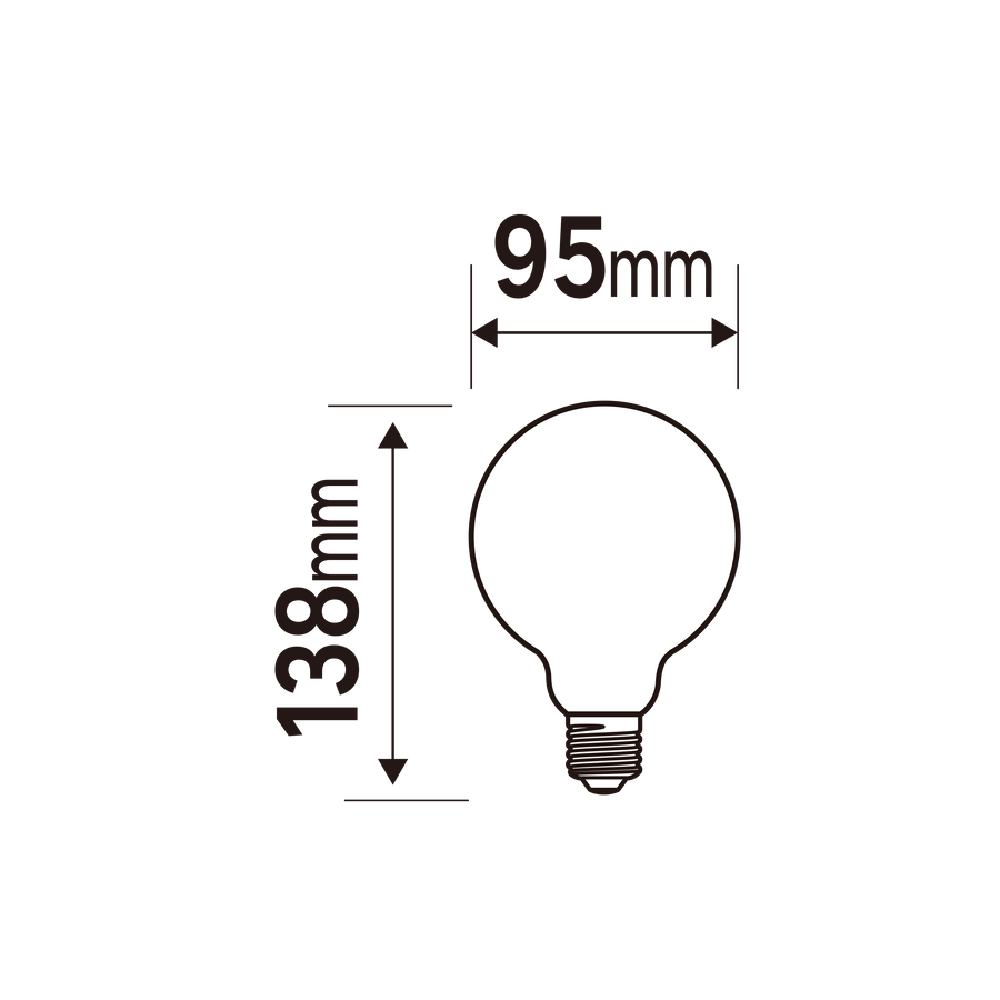 Bricocenter LED BULB E27=80W GLOBE SMALL FROSTED NATURAL LIGHT
