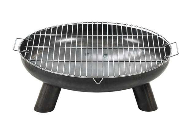 Casa FUEGO BBQ grill silver, Ø 61 cm