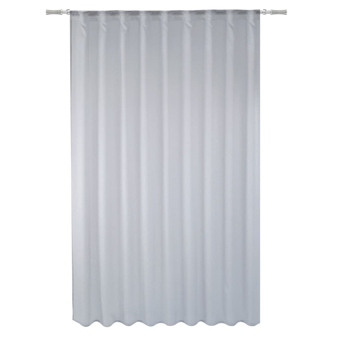 SOFTY GREY FILTER CURTAIN 200X280 CM WITH CONCEALED LOOP AND WEBBING - best price from Maltashopper.com BR480009476