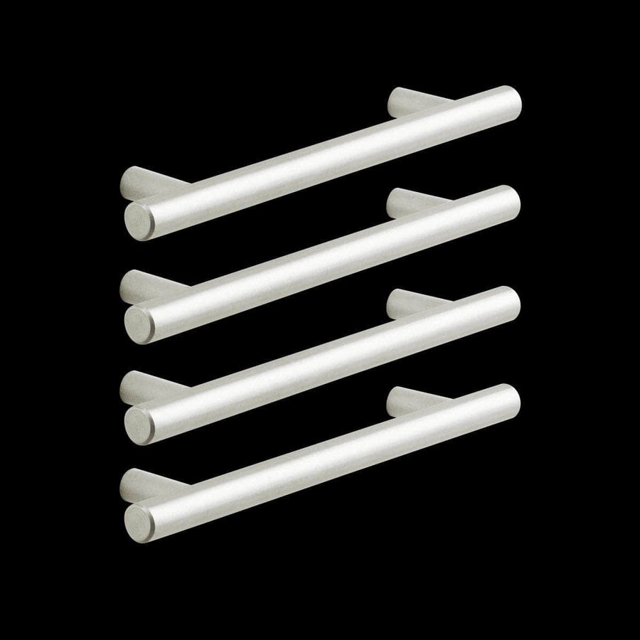 Bricocenter 4 SARA HANDLES WITH 128 MM SPACING IN POLISHED BRUSHED NICKEL