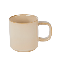 MINERAL SAND Mug with beige handle - best price from Maltashopper.com CS686294