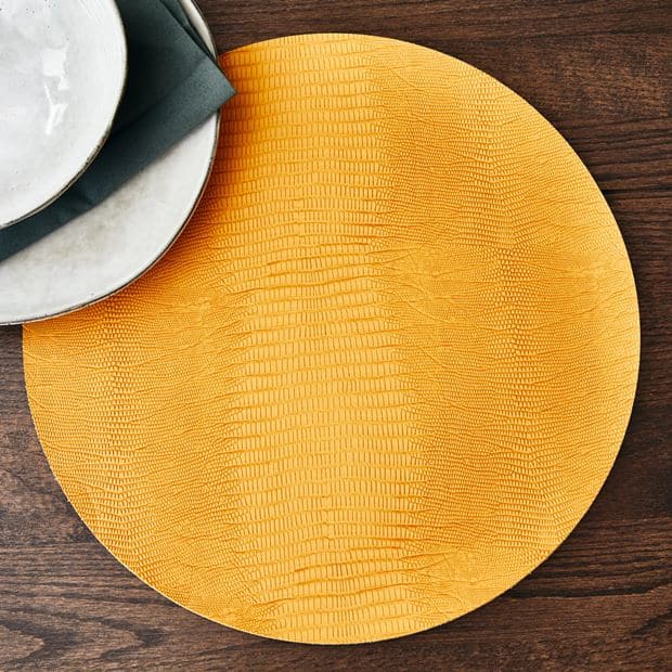 Casa SERPA Yellow placematØ 38 cm
