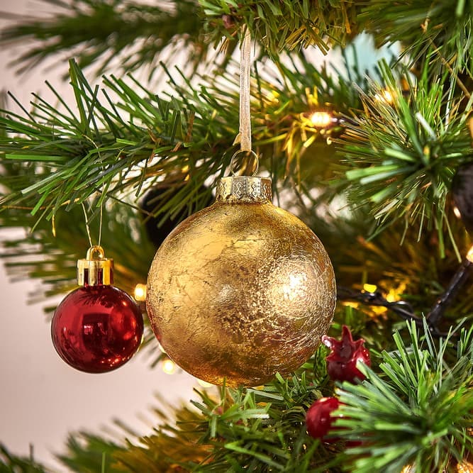 Casa DIVA Golden Christmas ballØ 6 cm