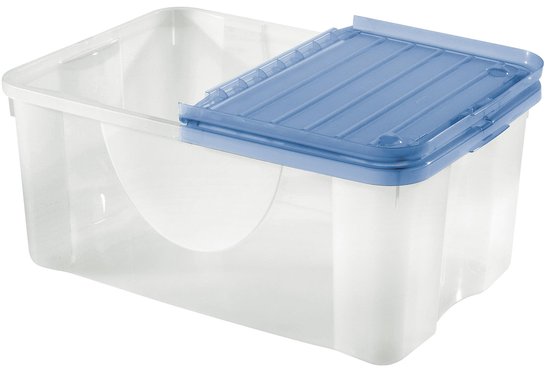 DODO'S CONTAINER SET LT40 ASSORTED COLOURS 57,3X39X25,7H WITH FOLDING LID