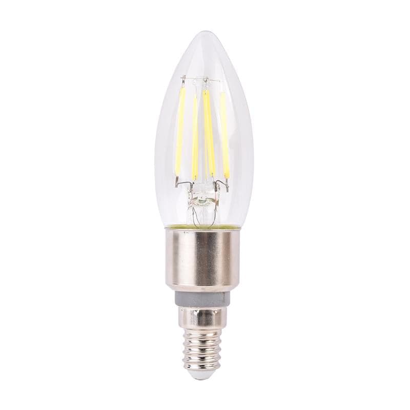 SMART LED BULB E14=40W CANDLE CLEAR NATURAL LIGHT