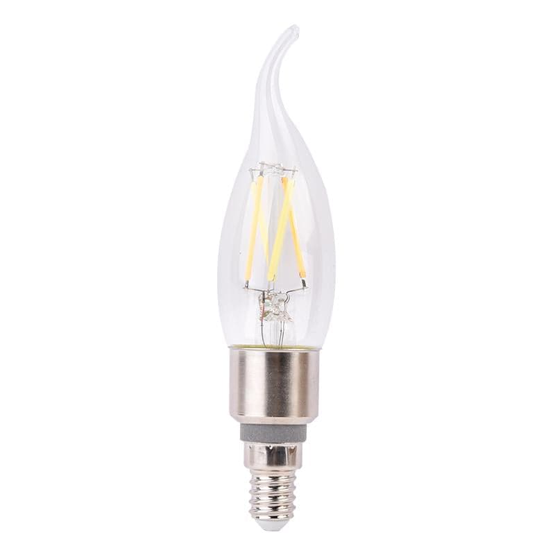 SMART LED BULB E14=40W WIND GUST TRANSPARENT CCT