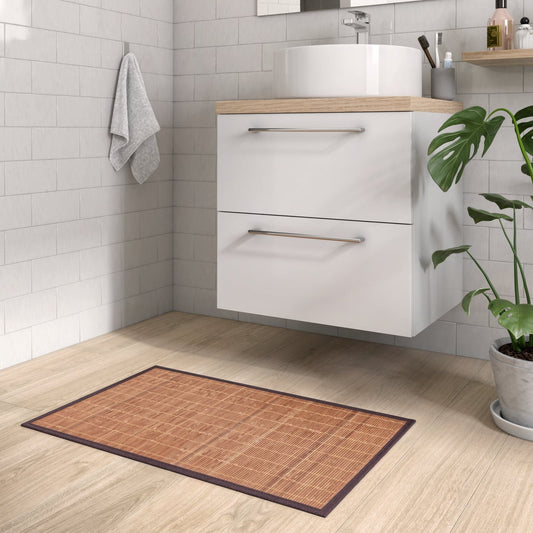 Bamboo bath mat, natural bamboo, 80 x 50 cm, Sensea