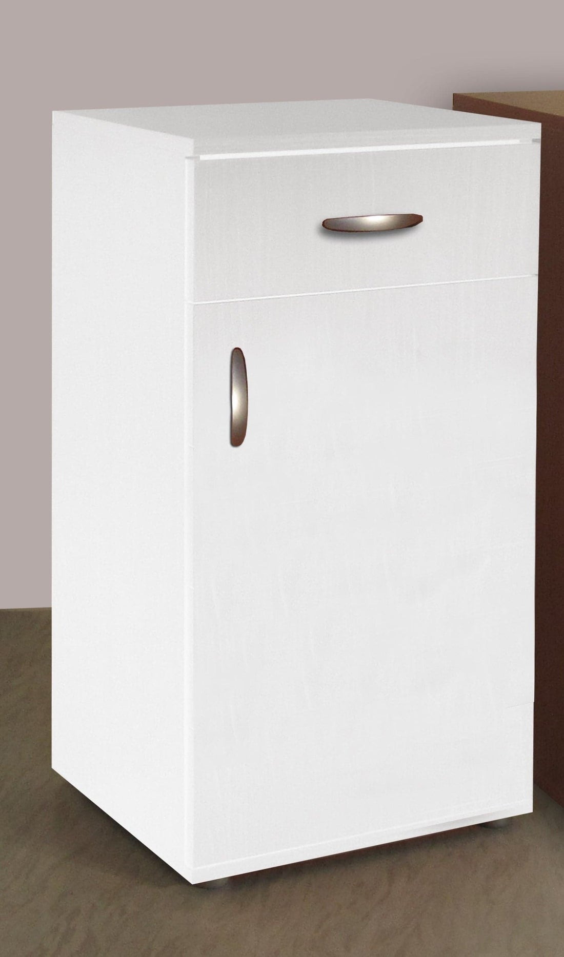 BASE UNIT 1 DOOR AND 1 DRAWER 45X40X85H WHITE