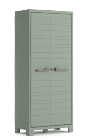 PLANET ALL-SHELF CABINET 3 ADJUSTABLE SHELVES MADE OF RECYCLED MATERIAL 68X39X173 GREY/GREEN