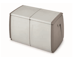 TRUNK IN OUT 97X54X57 CM WITH SIDE HANDLES AND WHEELS
