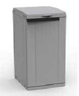ECOLINE DIFFERENTIATED COLLECTION CABINET 1 L34.5xP39xH88.7CM 1 DOOR IN RESIN COLOUR GREY