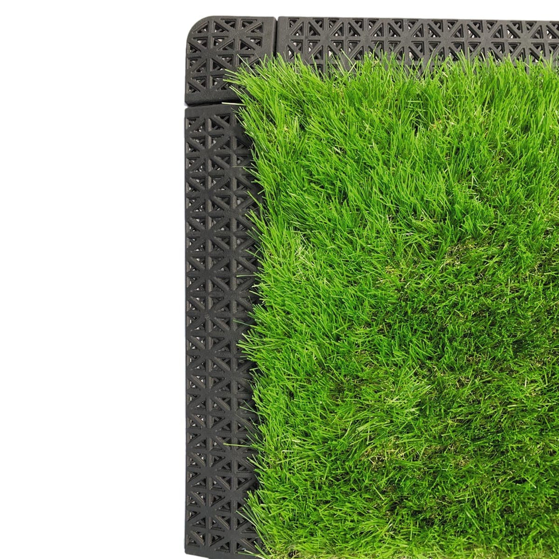 KIT 6 EDGING AND 2 ANGLES FOR ARTIFICIAL TURF TILES - best price from Maltashopper.com BR500010789