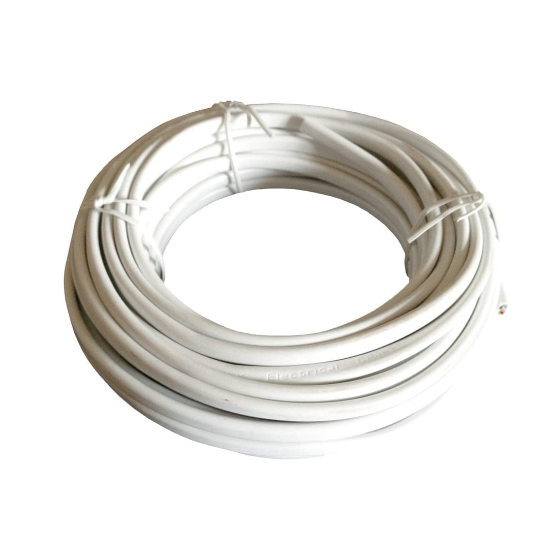 HANK ELECTRICAL CABLE H05VV-F 10 M 3X0.75 WHITE - best price from Maltashopper.com BR420202050