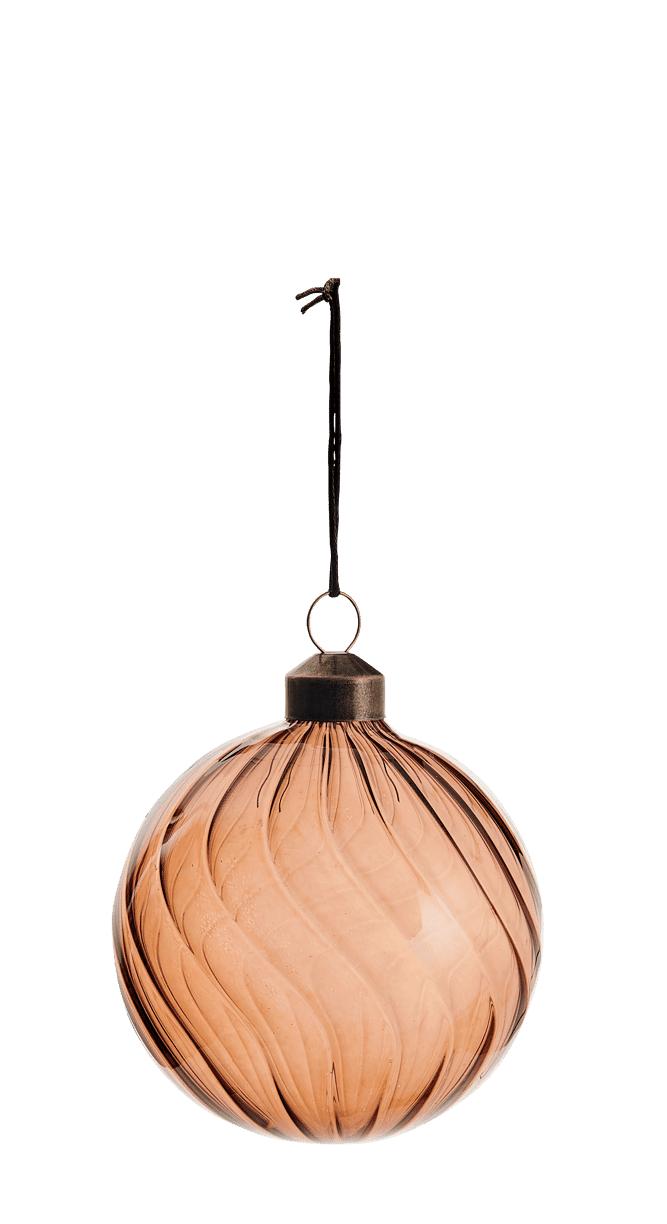 Casa GUSH Brown Christmas ballØ 8 cm