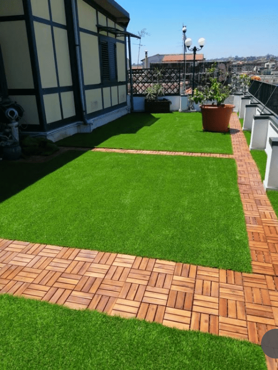 Bricocenter ACACIA INTERLOCKING TILE 30X30X H 2.4 CM