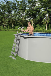 HYDRIUM - swimming pool, 360x120cm, with sand filter, cover and base mat included