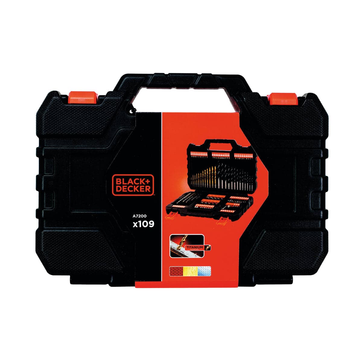 TITANIUM SET 109 PIECES FOR DRILLING AND SCREWING - best price from Maltashopper.com BR400830283