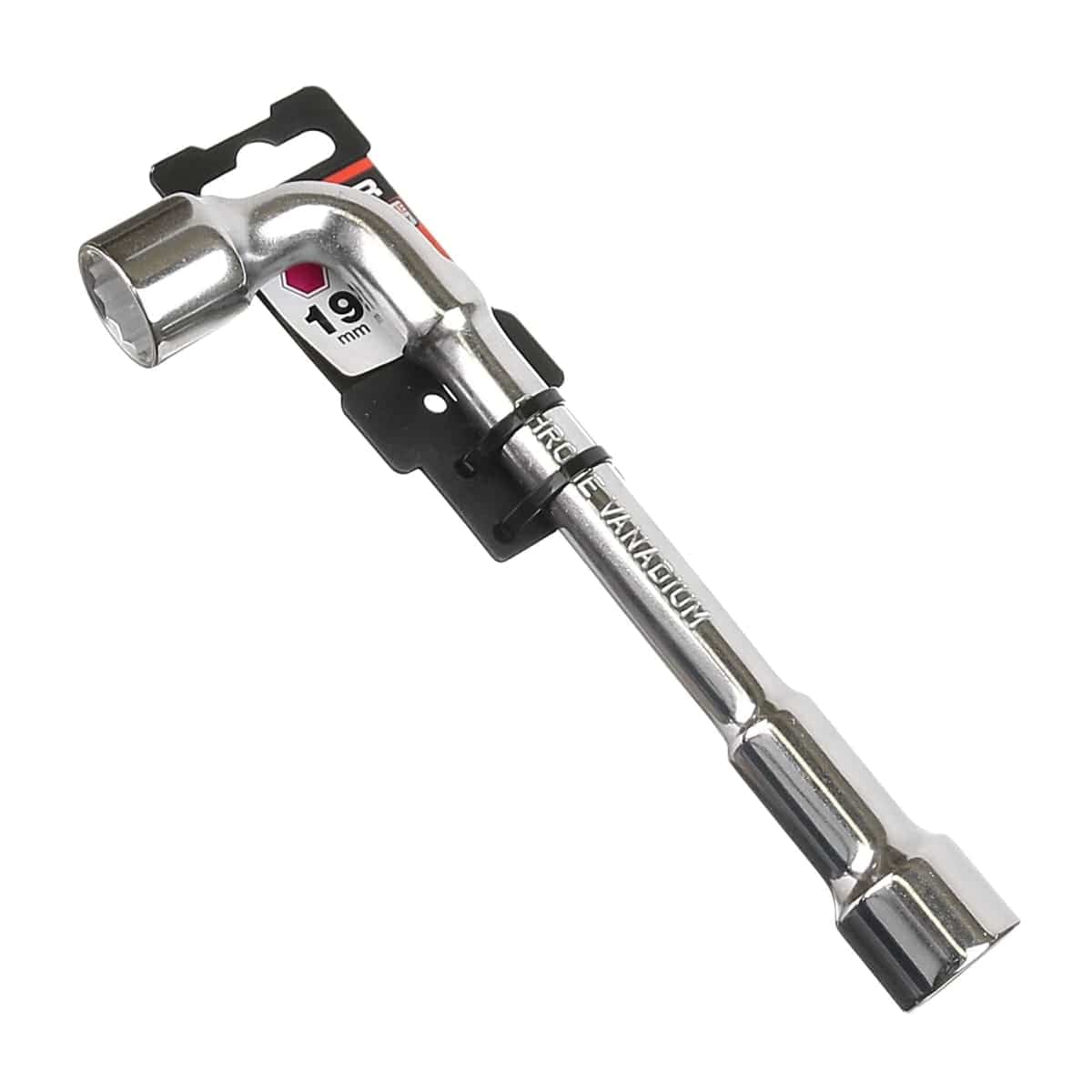 Bricocenter DEXTER DOUBLE-ENDED PIPE SPANNER 19 MM, LENGTH 200 MM, CHROME VANADIUM