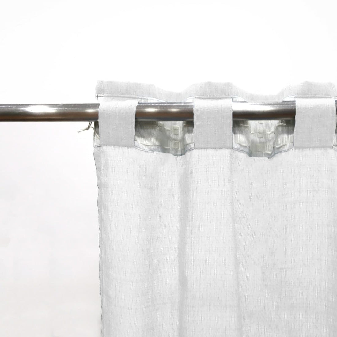SOHO WHITE OPAQUE CURTAIN 135X280 CM WEBBING AND CONCEALED LOOP - best price from Maltashopper.com BR480009485