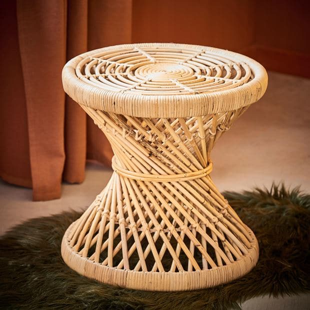 TWIST Natural stool H 42 cm - Ø 43 cm - best price from Maltashopper.com CS613025