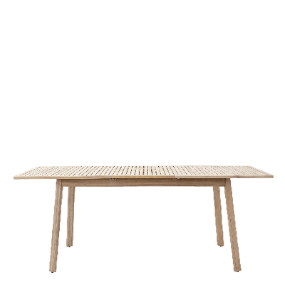 Bricocenter SOLIS NAZERIAL - Extendable table - 4-6 seats rectangular wood acacia - 90x151-199xh75