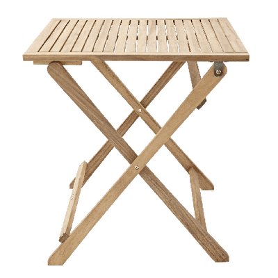 SOLIS NATIERAL - Folding Table 2-seater Square Wood Acacia 70x70xh72 - best price from Maltashopper.com BR500011196