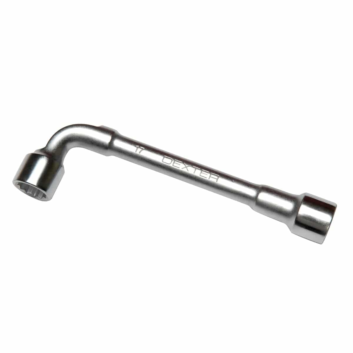 Bricocenter DEXTER DOUBLE-ENDED PIPE SPANNER 17 MM, LENGTH 180 MM, CHROME VANADIUM