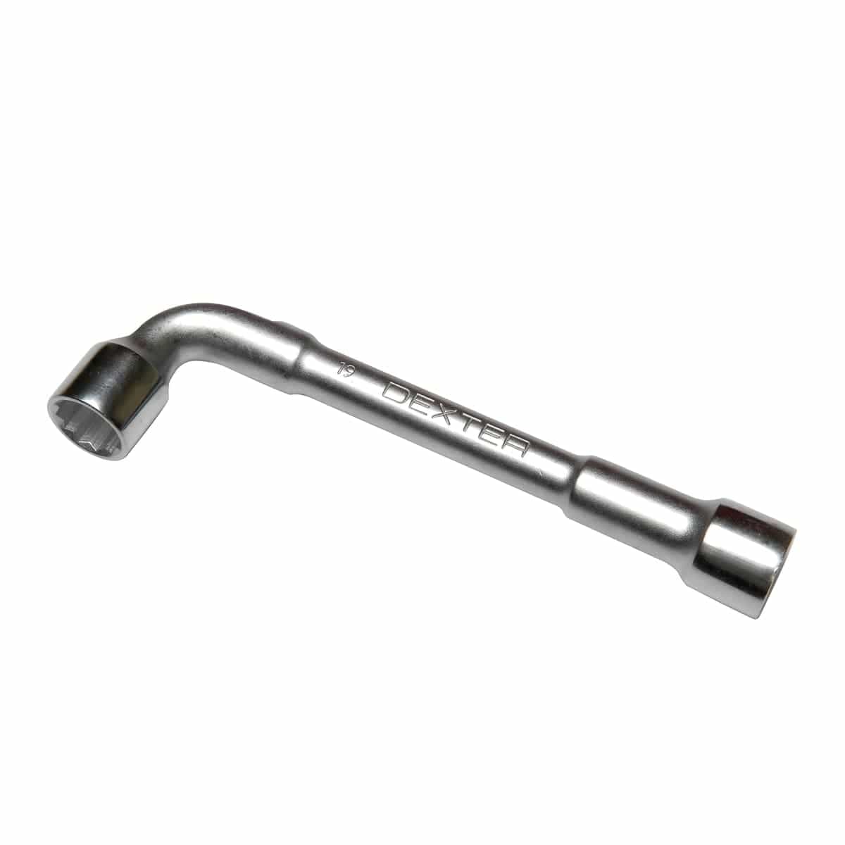 Bricocenter DEXTER DOUBLE-ENDED PIPE SPANNER 19 MM, LENGTH 200 MM, CHROME VANADIUM