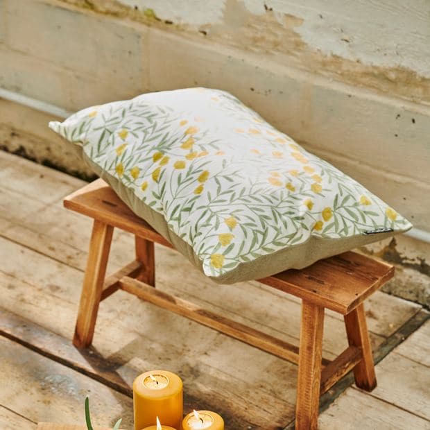 BUTTERCUP Green cushion W 40 x L 60 cm - best price from Maltashopper.com CS669242