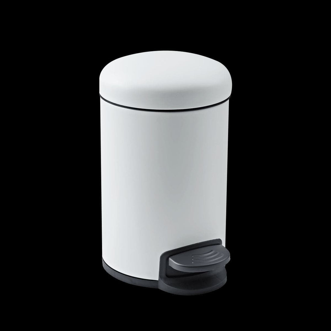 3LT WHITE METAL DUSTBIN WITH PEDAL - best price from Maltashopper.com BR430007207