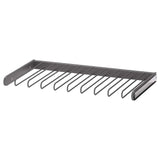 KOMPLEMENT pull-out trouser hanger, dark grey, 75x35 cm