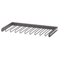 KOMPLEMENT pull-out trouser hanger, dark grey, 75x35 cm