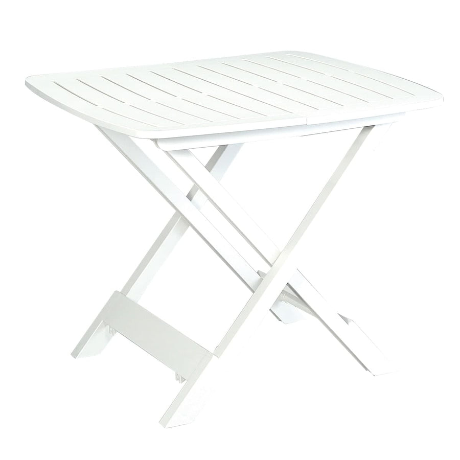 TEVERE GARDEN TABLE IN WHITE RESIN - best price from Maltashopper.com BR500731177