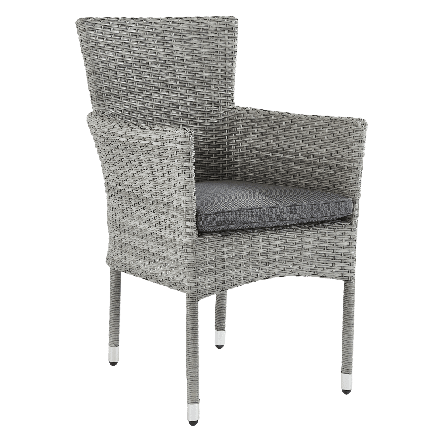 Bricocenter DAVOS NATERIAL ARMCHAIR wicker synthetic aluminum with cushion