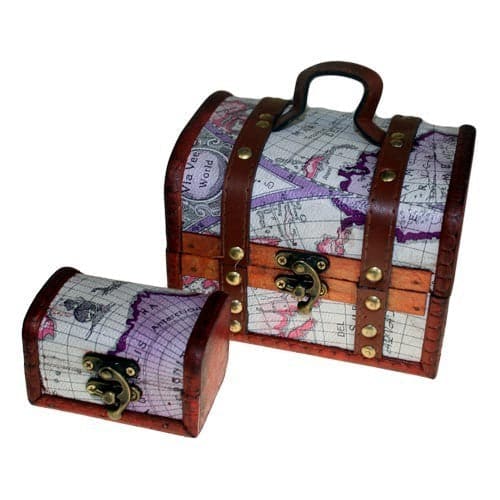 Sets of 2 Colonial Boxes - Atlas Design - best price from Maltashopper.com COLB-19